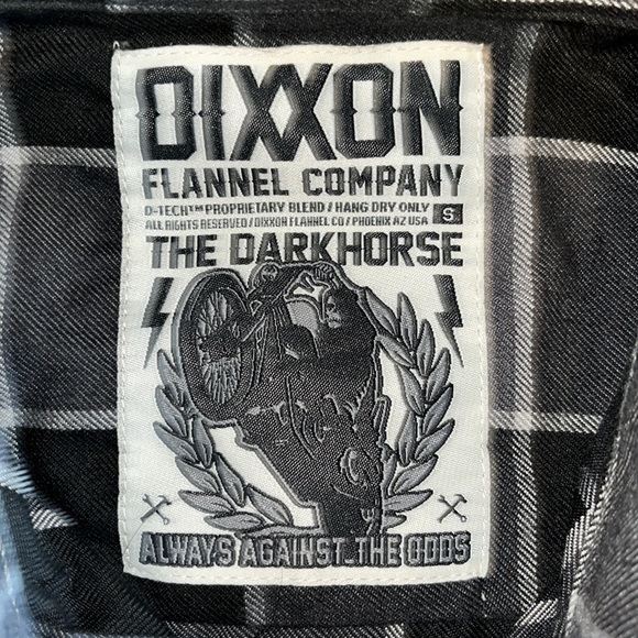 Dixxon Flannel Company, The Dark Horse always against the odds Women’s small - Picture 3 of 3